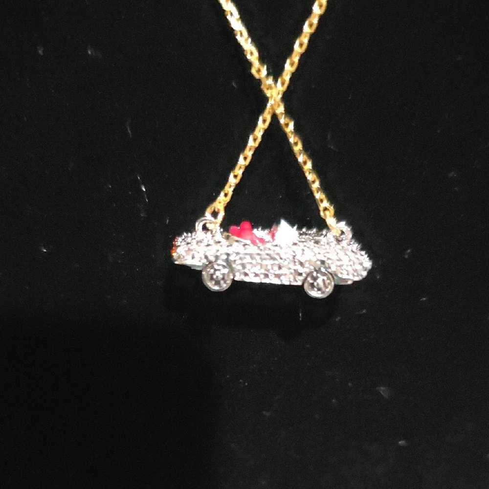 Kate Spade‎ Gold and Red Necklace Set.